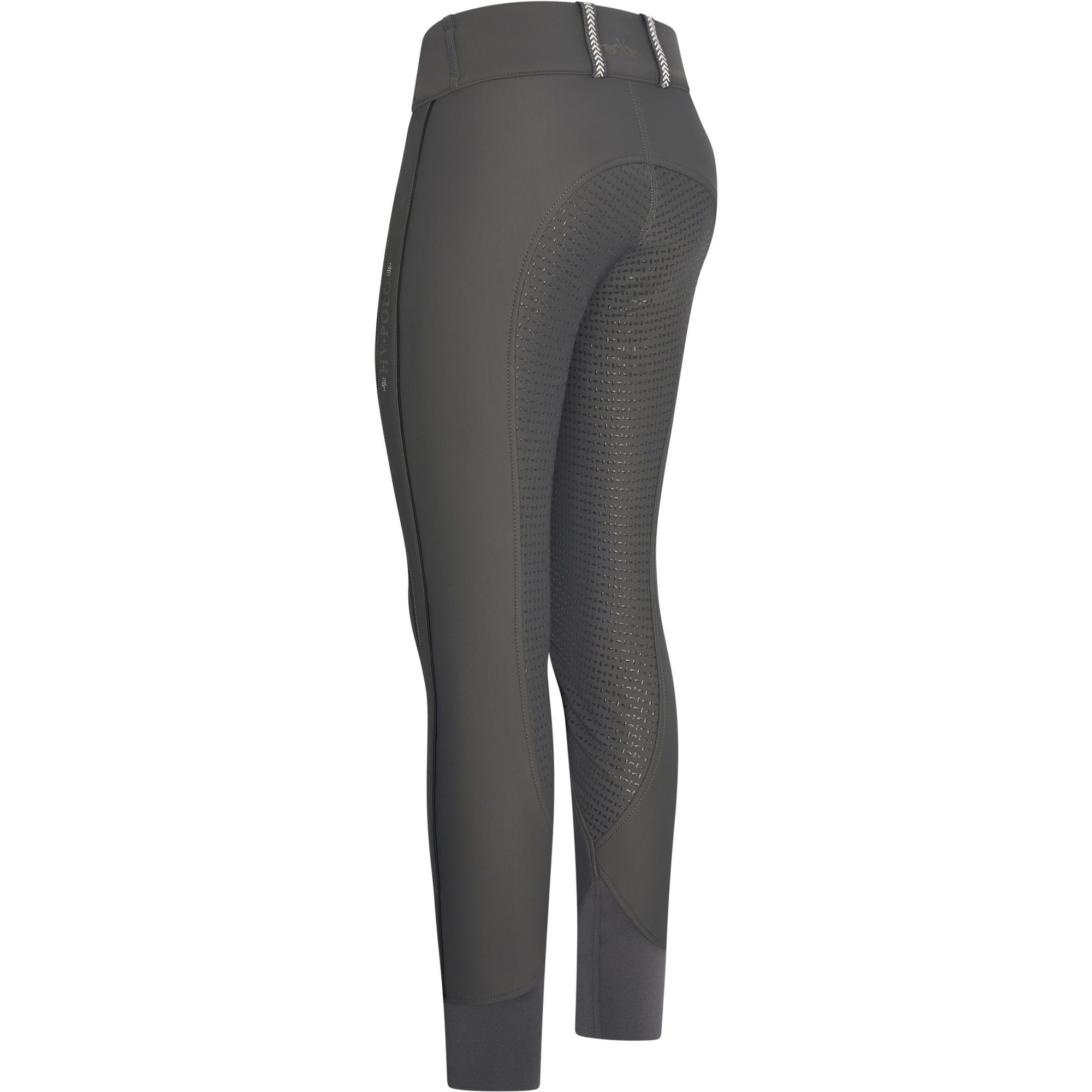HV Polo Womens Isabell Fullgrip Riding Tights 201093455 - Ultimate Grey